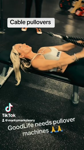 6 comments | Cable pullover since @goodlifefitness doesn’t have machine pullovers that put on my coaches programming. These variations/ angles work well but I love the machine variations. Dumbbell variation is my least favourite. #lats #pullovers | Mark Cleary Fitness | Facebook