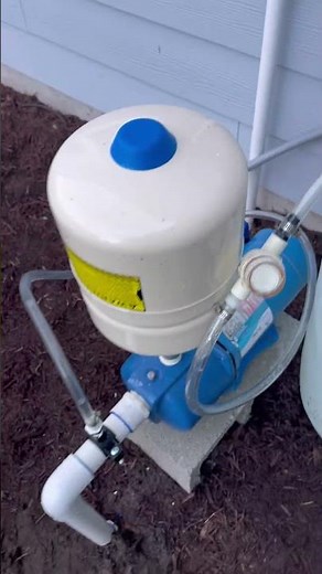 Residential Installation-1 Shallow Well and a Gould JRS 10 1 HP Pump and 30 Gallon Treatment Tank