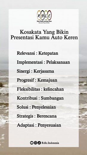 Kosakata Public Speaking dan Istilah Kece dalam Bahasa Indonesia