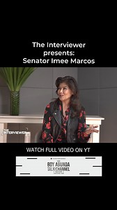 The Interviewer Presents Senator Imee R. Marcos Full Video: https://youtu.be/bdL4mKFFCRs | Boy Abunda