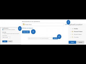 Learn, How to create ShareFile Open link to download and upload on the same folder.