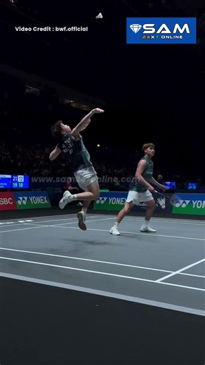 Witness the incredible speed and precision of professional badminton highlights🏸🤩