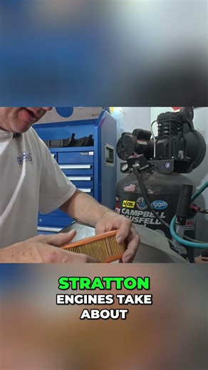 Lawn Mower Restoration: Air Filter & Oil Change #shorts