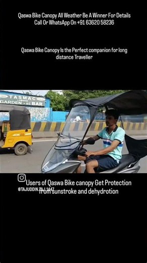 Bike Umbrella And Scooter Umbrella Qaswa Bike Canopy By Tajuddin K