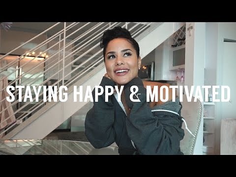 HOW I STAY HAPPY, POSITIVE, & MOTIVATED | Katya Elise Henry