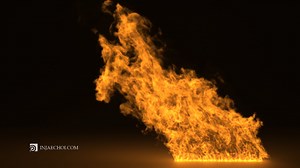 Realistic Fire Houdini Pyro Testing.