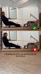 1K views · 12 reactions | Breaking the arms too early on the recovery is a classic mistake. If you find yourself lifting the handle over your knees during the rowing recovery phase, you might be falling into this trap! Remember, the recovery should mirror the drive phase, but in reverse. #RowingTechnique #HowToRow #IndoorRowingTechnique #WaterRower #RowingForm | WATERROWER | Facebook
