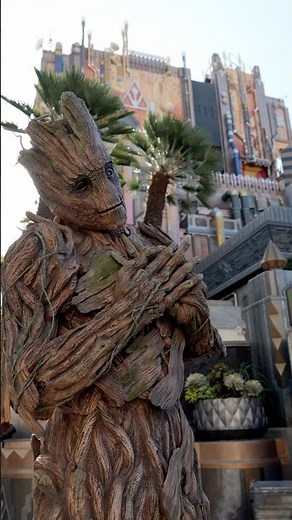 Groot Shows Off His Dance Moves at Disneyland! ✨ #disney #marvel #shorts