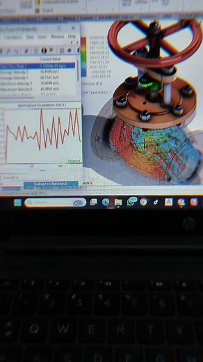 Flow Gate Valve Simulation in SolidWorks