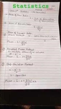 Class 10th chapter 14 statistics all formula. sankhyaki Class 10th math #maths #viral #shorts #new
