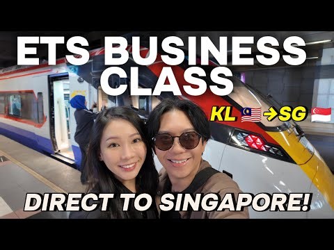 KL to Singapore WITHOUT Jam?! 🇲🇾🇸🇬 We Tried The "Direct" Train (No Walking!)