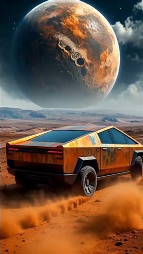 Cybertruck on Mars #viral #shortvideo #shorts #mars