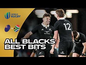 Unstoppable All Blacks vs the Springboks! 🇦🇺 | New Zealand's rugby highlights