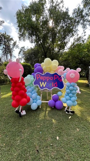Partylicious on Instagram: "Oink! Oink! 🎈 Peppa Pig’s official birthday bash, brought to you by Partylicious. ✨ When your little one loves Peppa Pig, we make sure she jumps right off the screen and into the party! Bringing dreams to life, one celebration at a time. 😍 #Partylicious #Partydecor #PeppaPig #Birthday #Celebrations #theme #Decorinspirations #explore #Trending (Partylicious, Peppa pig, theme, balloons, Event decor, Birthday decor, explore, decor inspiration, Event decor