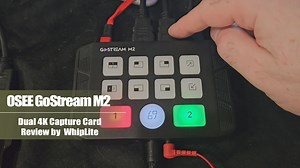 Osee's GoStream M2 Capture Card with Dual 4K 60P inputs realize seamless switching between game and TV. HDMI Inputs: 2 * HDMI 2.0 Inputs: 2160p23.98, 2160p24, 2160p25, 2160p29.97, 2160p30, 2160p50, 2160p59.94, 2160p60 1080p23.98, 1080p24, 1080p25, 1080p29.97, 1080p30, 1080p50, 1080p59.94, 1080p60 Color Space: YUV422, RGB24 Audio Inputs: Analog audio: HDMI audio, 3.5mm Mic In, Line In HDMI OUT: 1080p24, 1080p25, 1080p30, 1080p50, 1080p60, 720p50, 720p60, 480p60 UVC OUT: 1080p25, 1080p29.97, 1080p