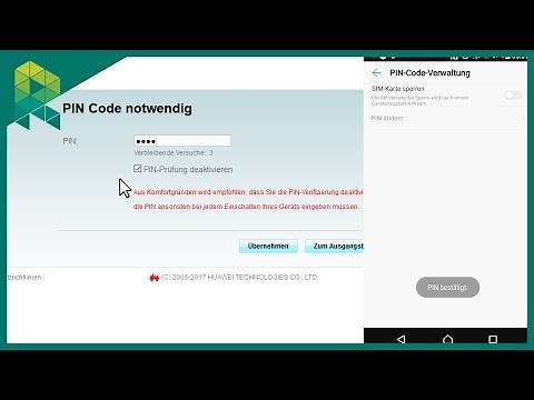 Huawei E5573 einrichten: Online bringen (SIM-PIN aus & Roaming ein) 📶 MOBILFUNK