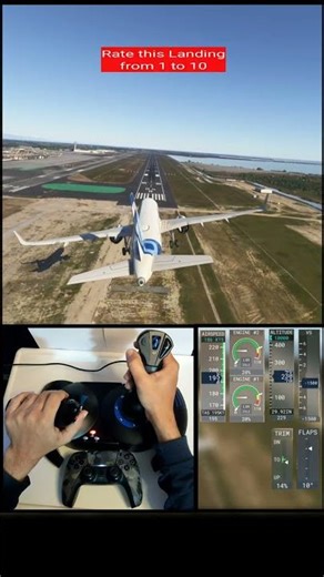 Rate This Airbus A320 Landing ✈️