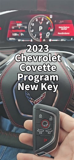 Toronto. 2023 Chevrolet Covette, program new key fob