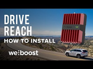 How to Connect the Updated Drive Reach Booster | weBoost