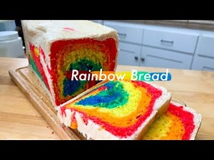 Rainbow Bread - Bread Machine Recipe