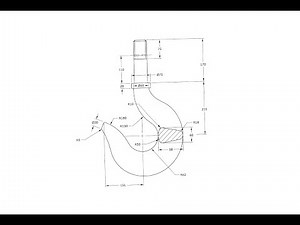 Crane Hook design in SolidWorks