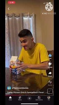 Caillou, Phineas, Elmo and SpongeBob's favorite Goldfish but I add Carl Wheezer and Mickey Mouse