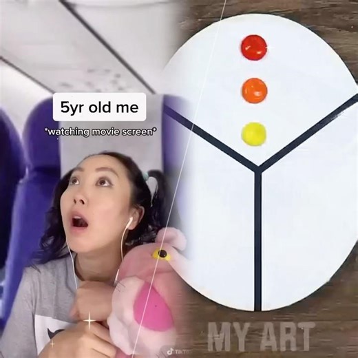 Child learns the middle finger and when to use it