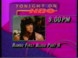 Tonight on HBO promo June 11, 1987