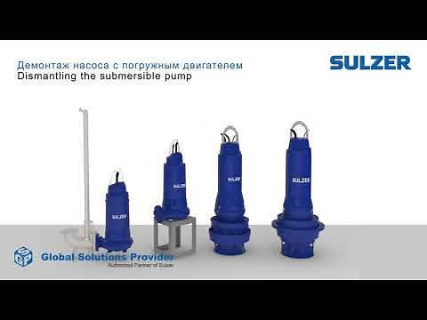 Dismantling of Sulzer pumps with submersible motor