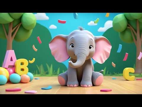 Ellie the Elephant ABC Song | Fun Alphabet Learning for Kids | Nursery Rhyme for Toddlers & Preschoo