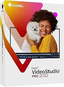 [Old Version] Corel VideoStudio Pro 2022 | Video Editing Software | Slideshow Maker, Screen Recorder, DVD Burner [PC Key Card]