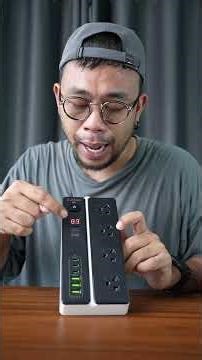 Asaki timer-controlled power strip: A must-have household item for modern times. #powerstrip #ext...