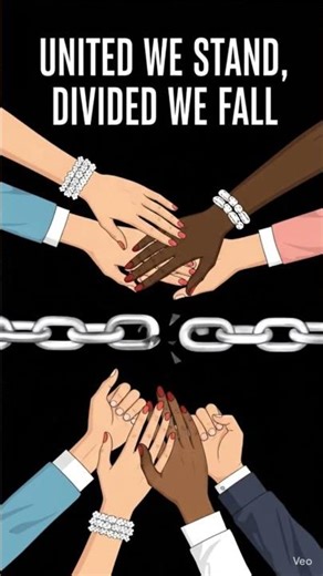 Hands together or falling apart there's no middle ground #choice #unity