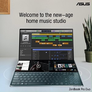 1K views · 22 reactions | Thanks to the lethal combo of the powerful processor, sound system and dual-screens - it’ll make you wonder if the artist deserves the credit or the #ASUS #ZenBookProDuo | ASUS | Facebook