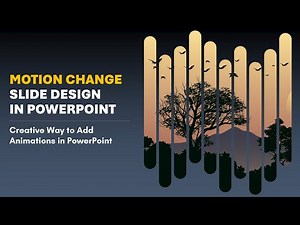 Creative way to add ANIMAITON in PowerPoint | Motion Paths