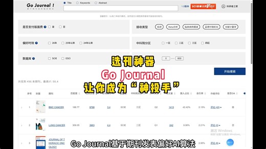 选刊神器Go Journal，让你成为“神投手”