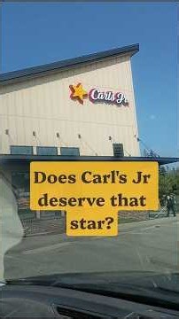 How did we rate Carl's Jr?