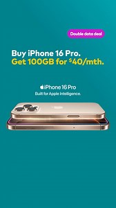 17 reactions | Buy iPhone 16 Pro and switch to Optus today to get our...
