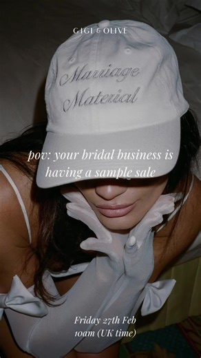 Don't Miss Our 2026 Brides Sample Sale Live!