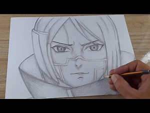 HOW TO DRAW KONAN FROM AKATSUKI STEP BY STEP