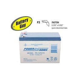 Power-Sonic PS-1270 F2 ~ Rechargeable SLA Battery 12v 7Ah