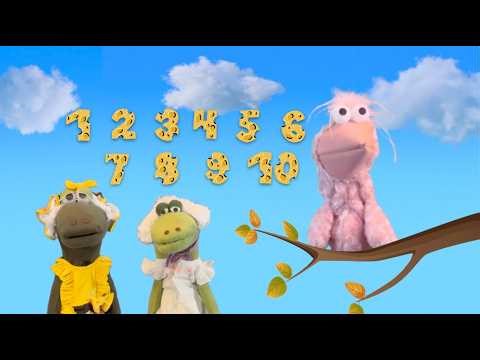 Counting to 10 with Silly Alligator Puppets! 🧀 Kids Learn Numbers