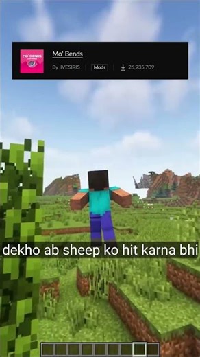 EPIC Minecraft Mo' Bends Mod #shorts!