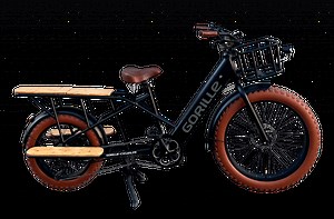 Vélo Cargo Longtail - Fatbike électrique Cargorille - Gorille Cycles