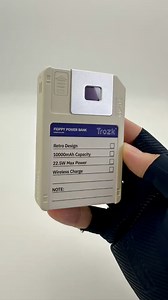 397K views · 5.5K reactions | Nostalgic Floppy Disk Power Bank from Trozk…. #asmr #unboxing #powerbank #retro #nostalgic #nostalgia #floppy #شحن | Ghoul Arena | Facebook