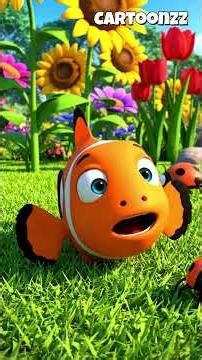 Fish Takes a Walk on Land! Too Cute! 🐟🏞️