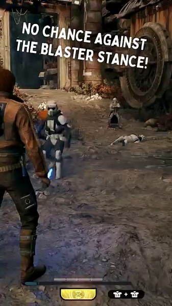 Cal Kestis Turns Stormtroopers into Target Practice (Blaster Stance OP!) #starwarsjedisurvivor
