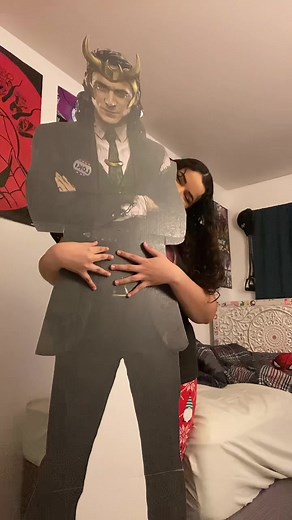 Loki Cardboard Cutout Marvel Christmas Gift
