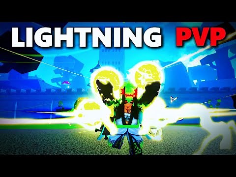 Using Best Lightning Builds to PVP in Blox Fruits
