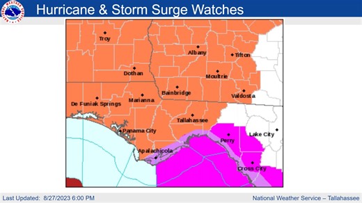 4.4K views · 67 reactions | 8/27/23 8:30 PM ET: Here is the latest video update on Tropical Storm Idalia. We apologize for the technical difficulties in the Facebook Live, and this is the recording of the same update. | US National Weather Service Tallahassee Florida | Facebook